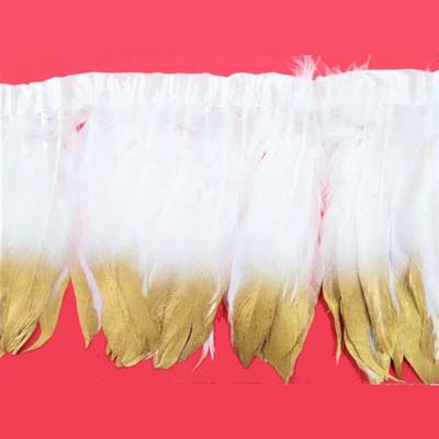 Festett végű toll rojt